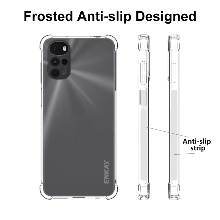 ENKAY ENKAY Motorola Moto G22 Skal Shockproof Transparent