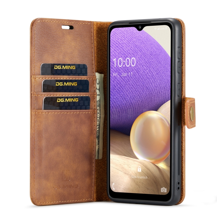 DG.MING DG.MING Samsung Galaxy A33 5G 2in1 Magnet Fodral / Skal Brun