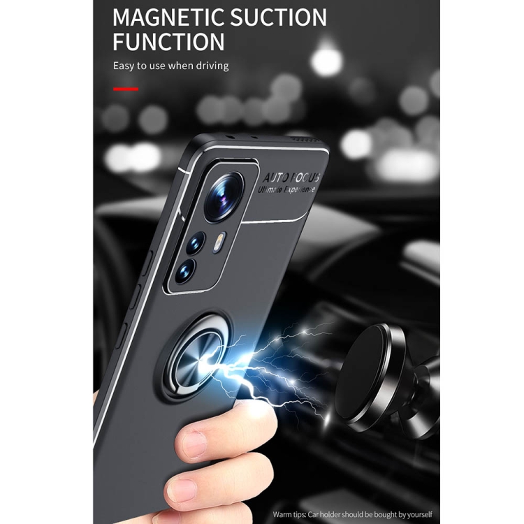  Xiaomi 12 Pro Skal Ring Svart