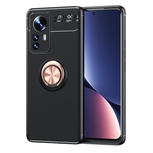  Xiaomi 12 Pro Skal Ring Svart/Roséguld