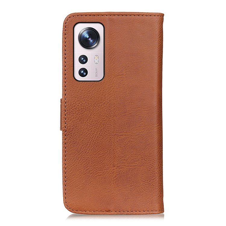 KHAZNEH KHAZNEH Xiaomi 12 Pro Fodral Läder Brun
