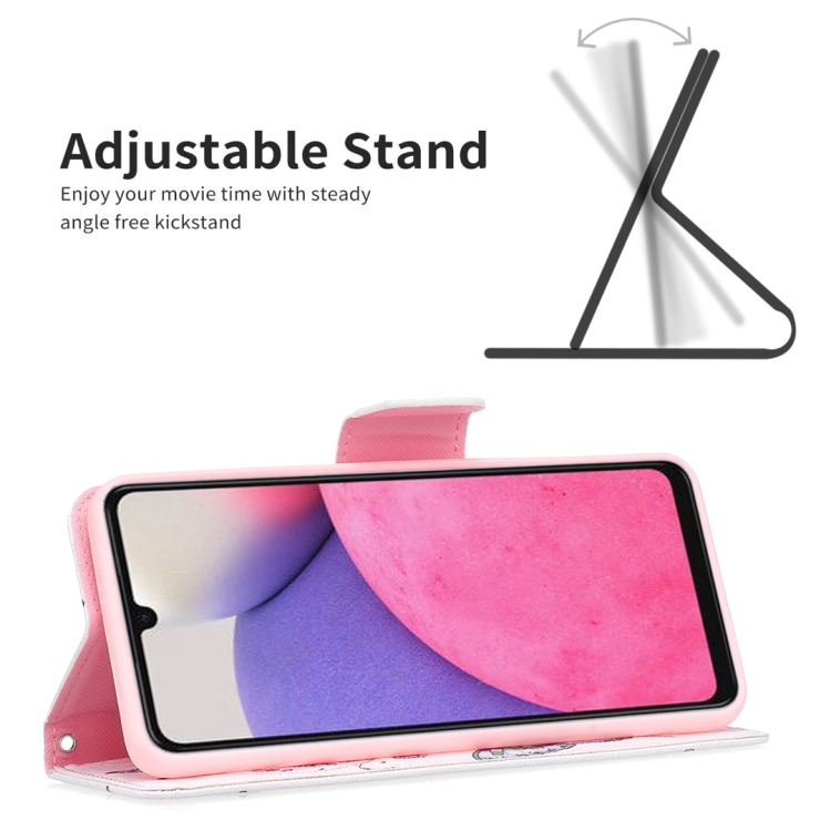  Samsung Galaxy A33 5G Fodral Med Tryck Fjärilar