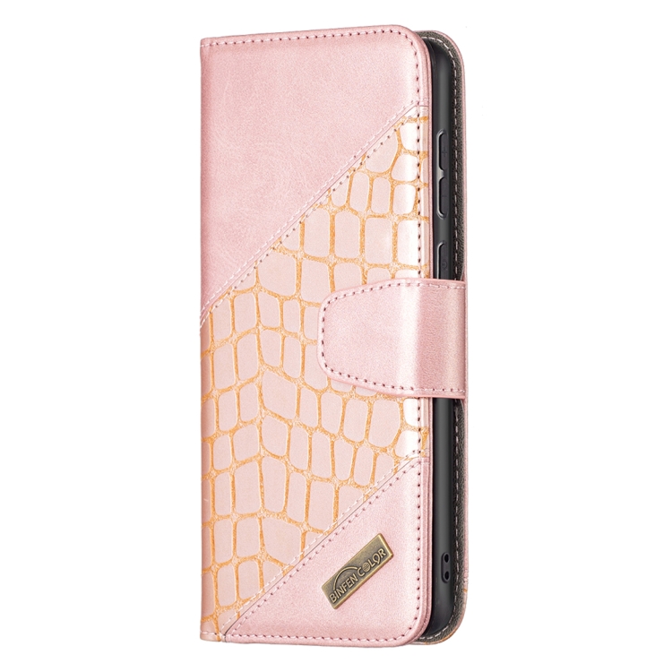  Samsung Galaxy A33 5G Fodral Krokodil Textur Roséguld