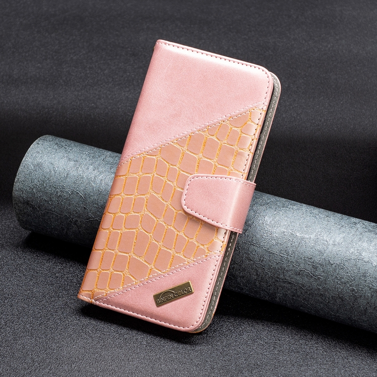  Samsung Galaxy A33 5G Fodral Krokodil Textur Roséguld