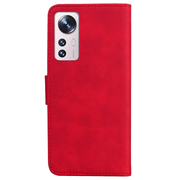 Xiaomi 12 Pro Fodral Skin Touch Röd