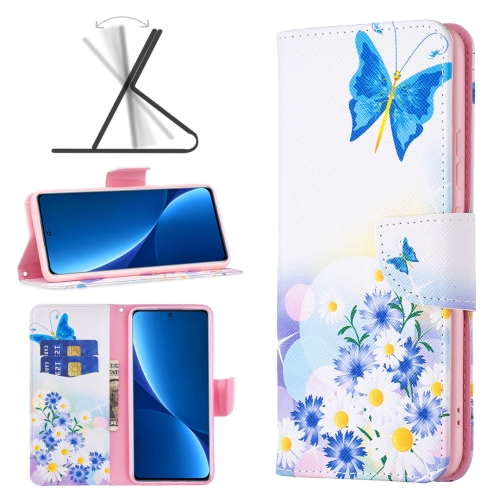  Xiaomi 12 Pro Fodral Med Tryck Sommarblommor