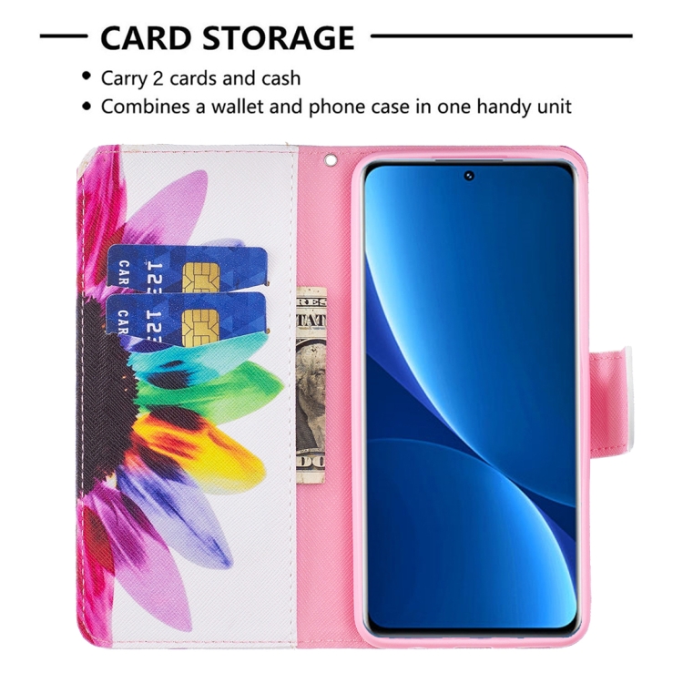  Xiaomi 12 Pro Fodral Med Tryck Sun Flower