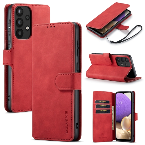 DG.MING DG.MING Samsung Galaxy A33 5G Fodral Retro Röd