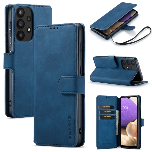 DG.MING DG.MING Samsung Galaxy A33 5G Fodral Retro Blå