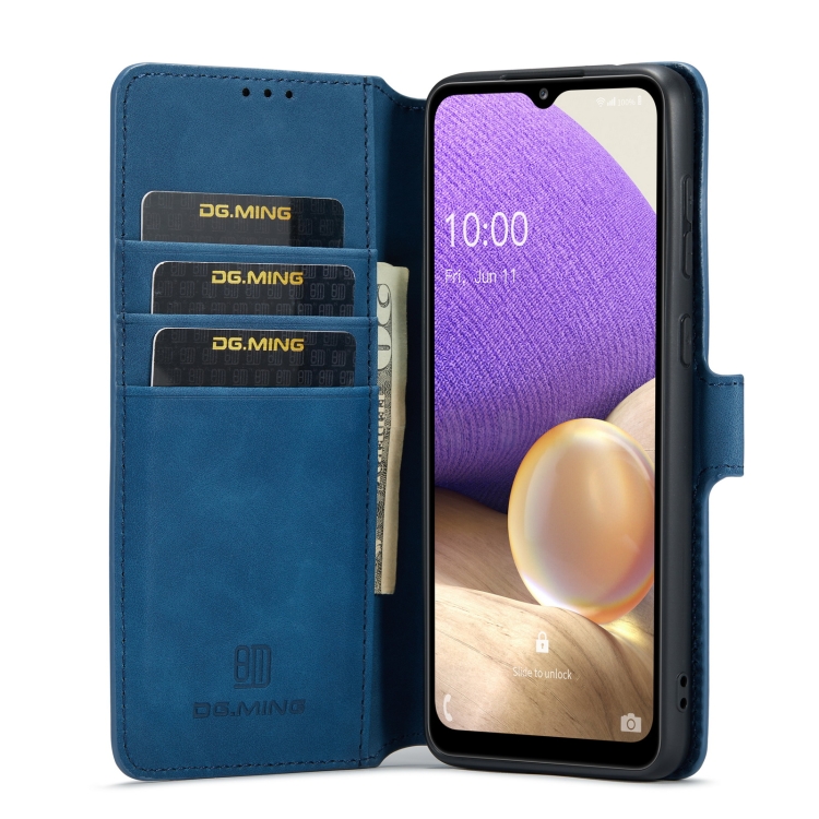 DG.MING DG.MING Samsung Galaxy A33 5G Fodral Retro Blå