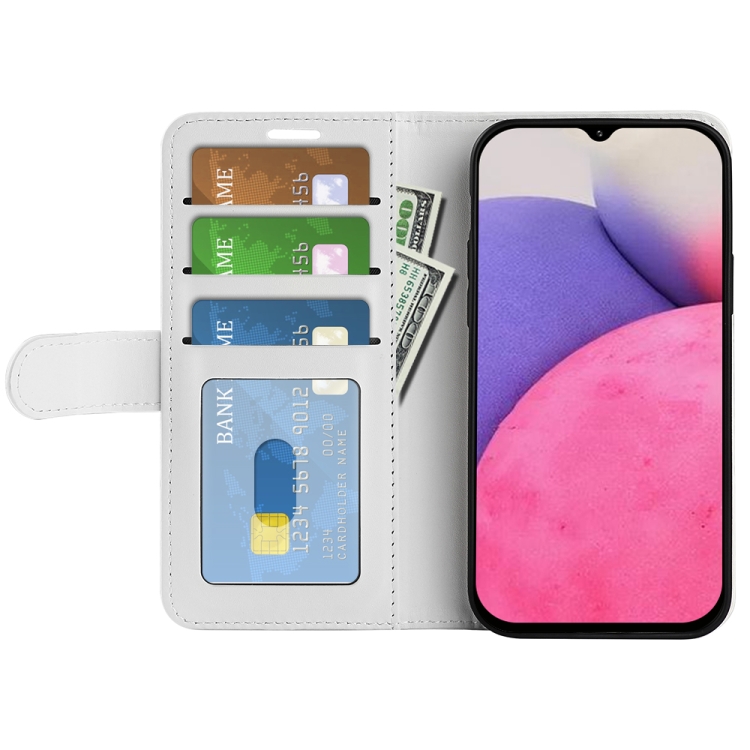  Samsung Galaxy A33 5G Fodral Läder Vit