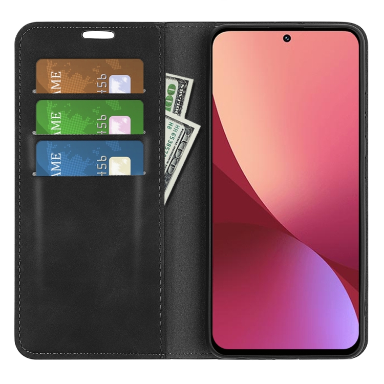  Xiaomi 12 Pro Fodral Flip Svart