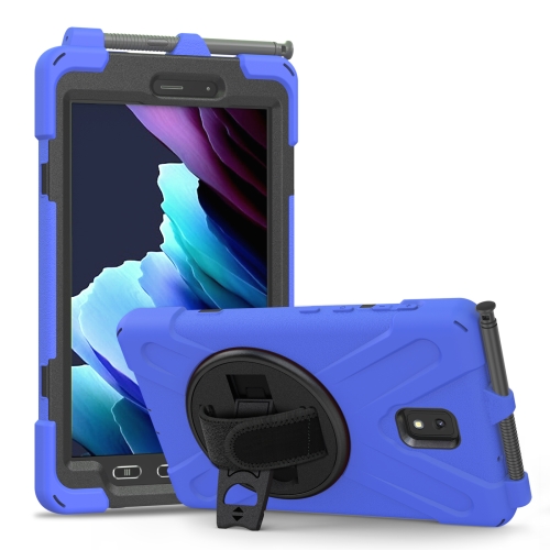  Samsung Galaxy Tab Active 3 Skal Hybrid Kickstand Rem Blå