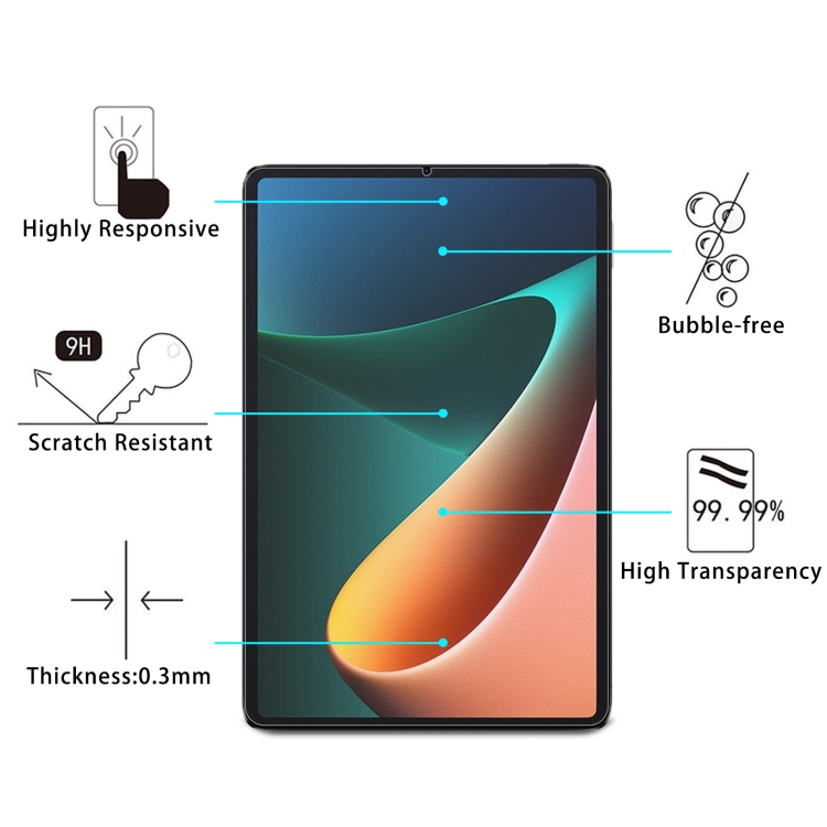  Xiaomi Pad 5 2-PACK Skärmskydd Härdat Glas Transparent