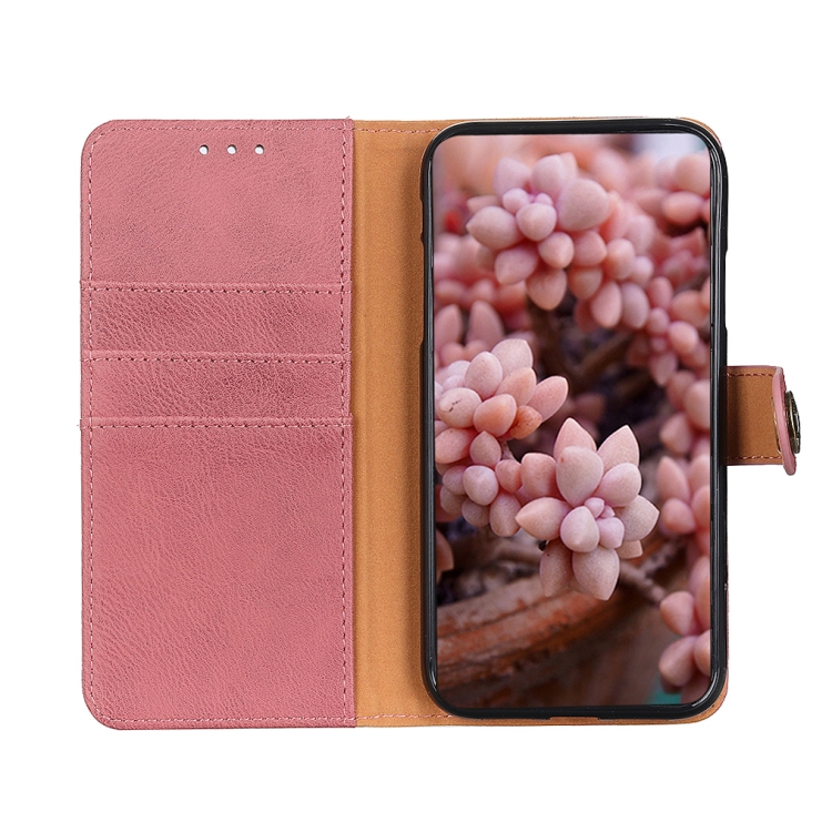 KHAZNEH KHAZNEH OnePlus Nord CE 2 Lite 5G Fodral Läder Rosa