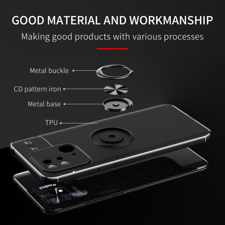  Xiaomi Redmi 10C Skal Ring Blå