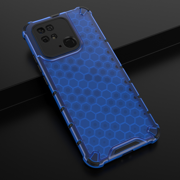  Xiaomi Redmi 10C Skal Armor Honeycomb Blå