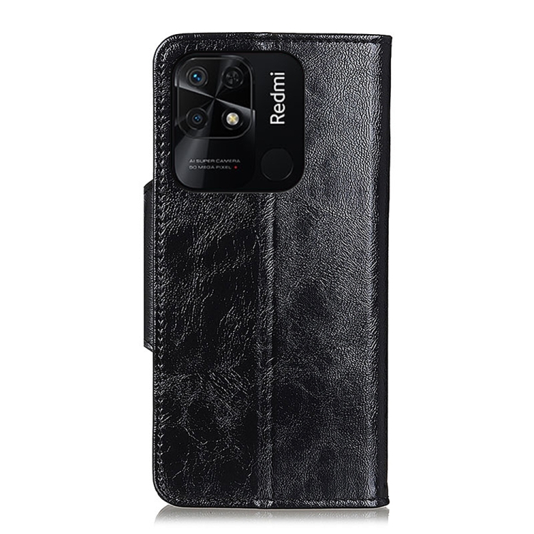  Xiaomi Redmi 10C Fodral Flerkort Läder Svart