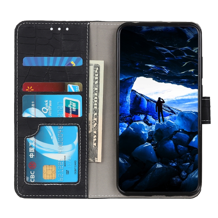  Xiaomi Redmi 10C Fodral Krokodil Textur Svart