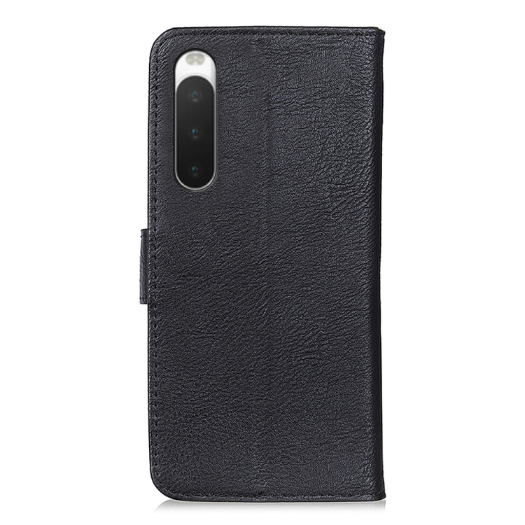 KHAZNEH KHAZNEH Sony Xperia 10 IV Fodral Läder Svart