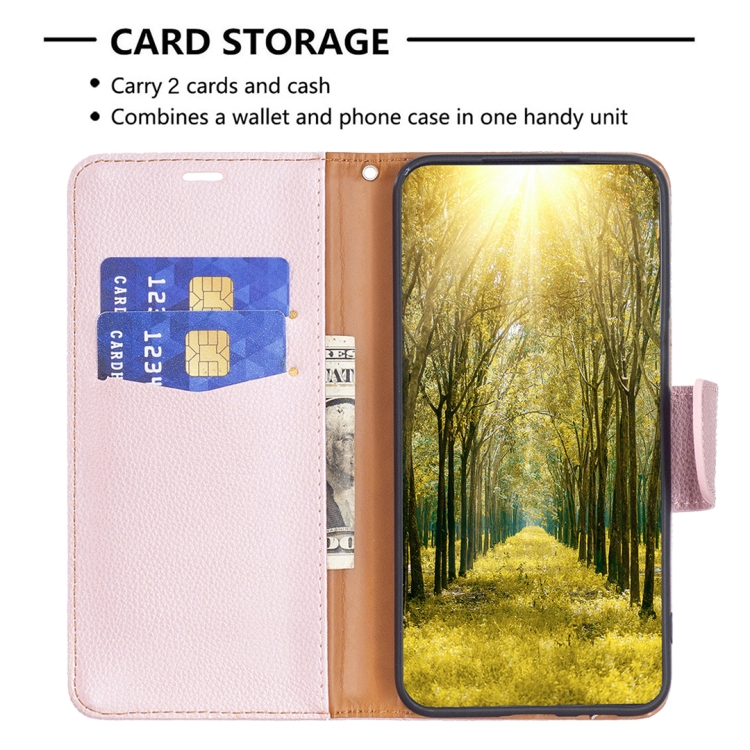  Xiaomi Redmi 10C Fodral Shark Litchi Roséguld