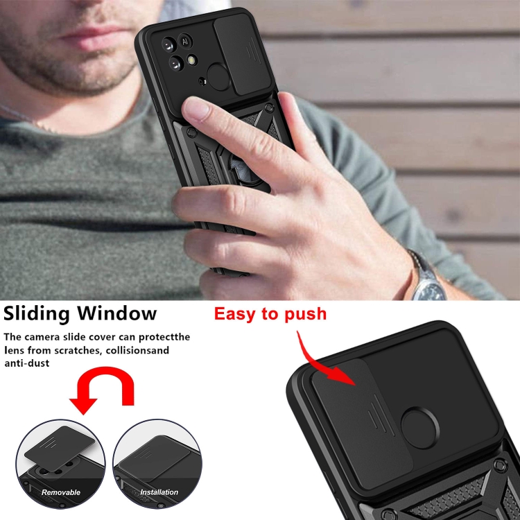  Xiaomi Redmi 10C Skal Hybrid CamShield Roséguld