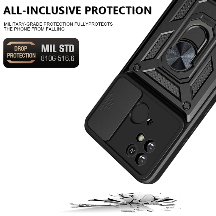  Xiaomi Redmi 10C Skal Hybrid CamShield Blå
