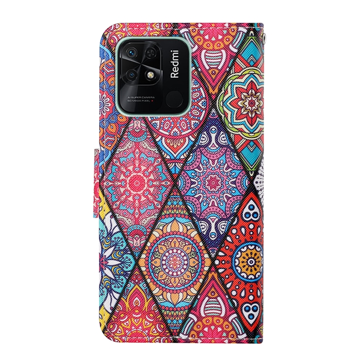  Xiaomi Redmi 10C Fodral Med Tryck Diamond Totem