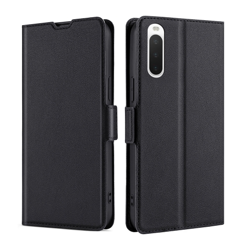  Sony Xperia 10 IV Fodral Slim Läder Svart