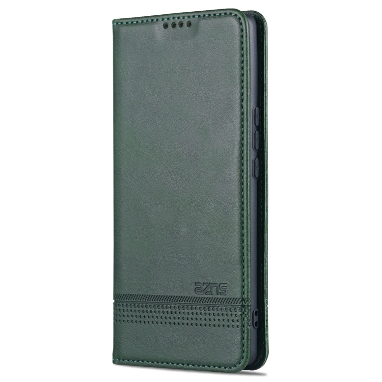 AZNS AZNS Xiaomi Redmi 10C Fodral Flip Läder Grön