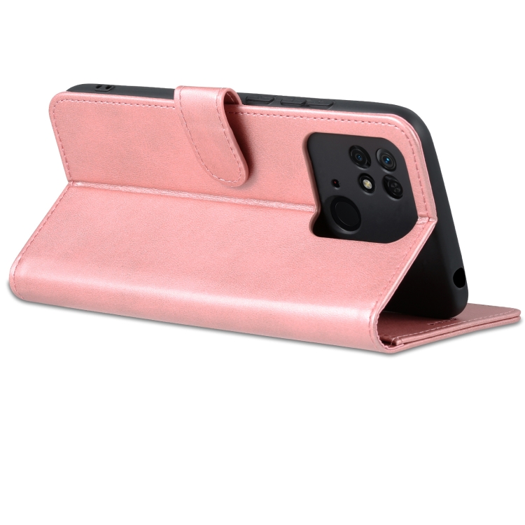 AZNS AZNS Xiaomi Redmi 10C Fodral Läder Roséguld