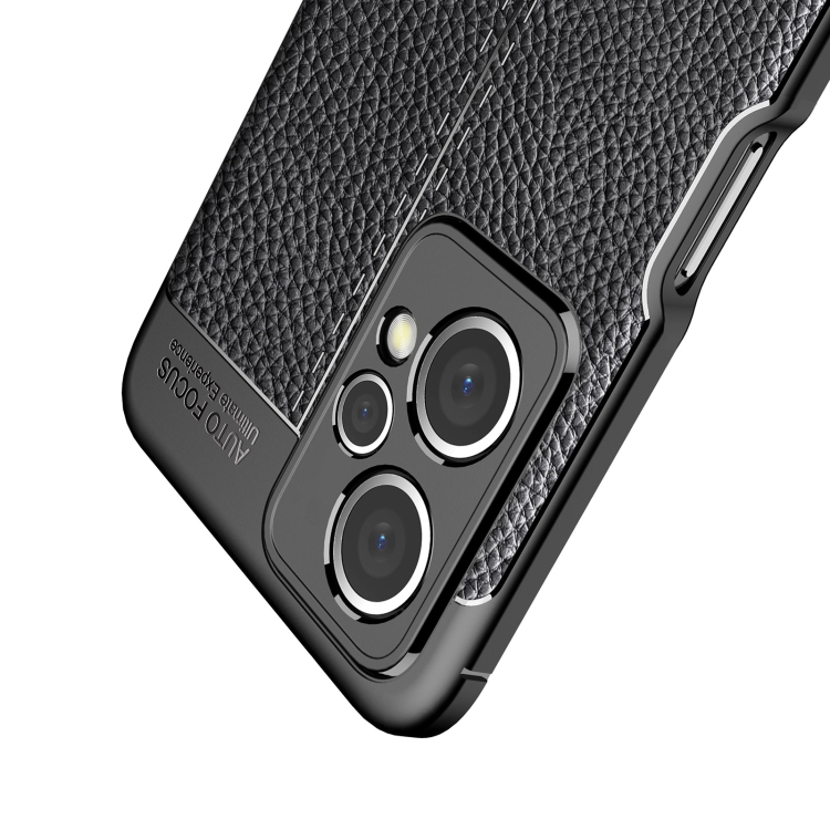  OnePlus Nord CE 2 Lite 5G Skal Litchi Textur Svart