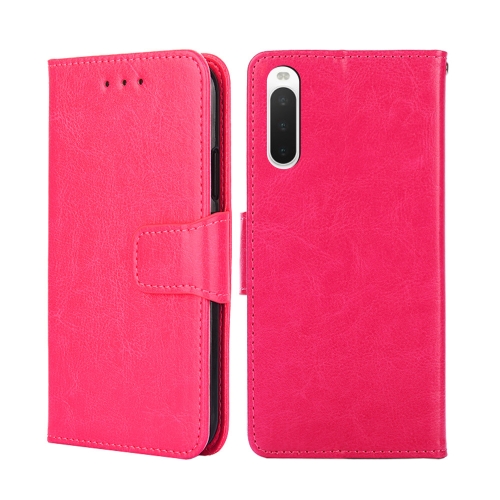 Sony Xperia 10 IV Fodral Läder Rosa
