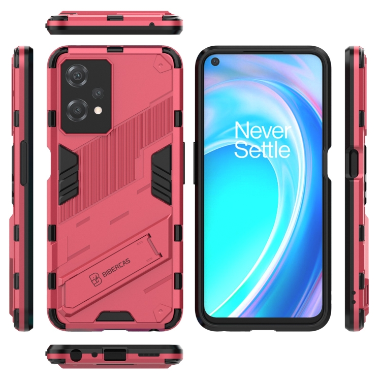  OnePlus Nord CE 2 Lite 5G Skal Hybrid Armor Kickstand Rosa