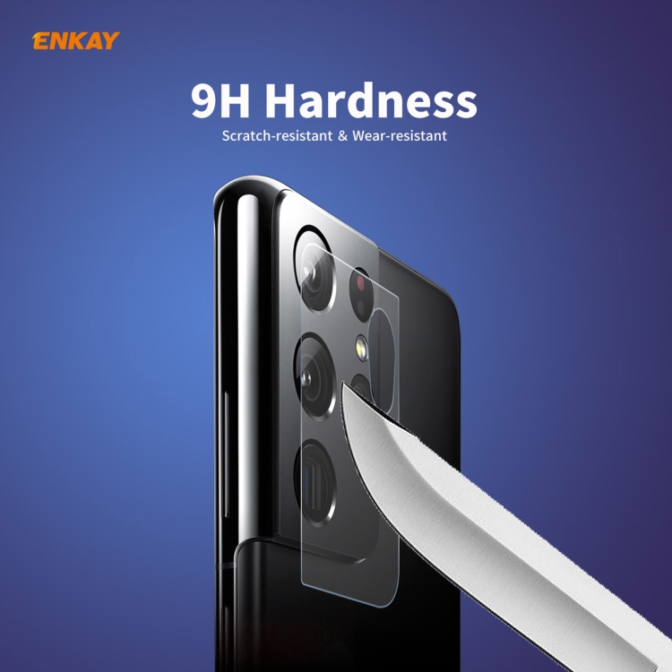 ENKAY ENKAY Samsung Galaxy S21 Ultra Linsskydd Härdat Glas
