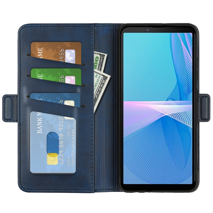  Sony Xperia 10 IV Fodral Magnetisk Stängning Blå