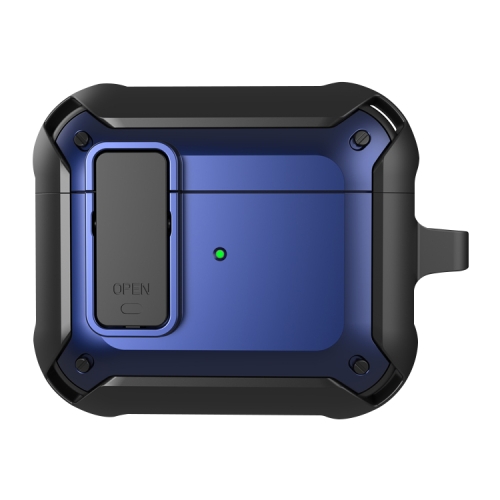  AirPods 3 Skal Shockproof Hybrid Armor Svart/Blå
