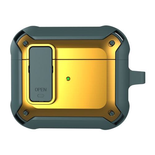  AirPods 3 Skal Shockproof Hybrid Armor Grå/Gul