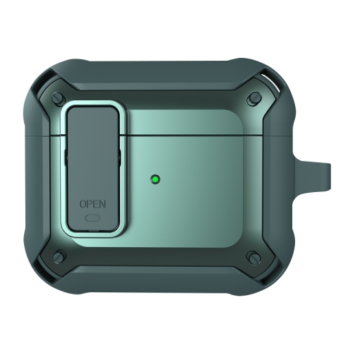  AirPods 3 Skal Shockproof Hybrid Armor Grön
