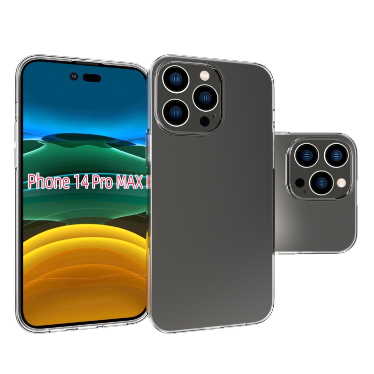  iPhone 14 Pro Max Skal TPU Transparent