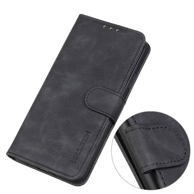 KHAZNEH KHAZNEH iPhone 14 Pro Max Fodral Retro Läder Svart