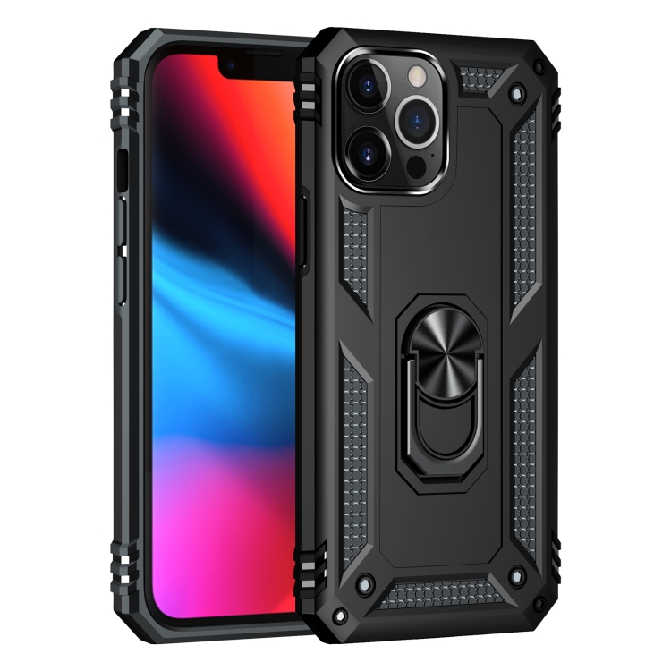  iPhone 14 Pro Max Skal Shockproof Hybrid Ring Svart