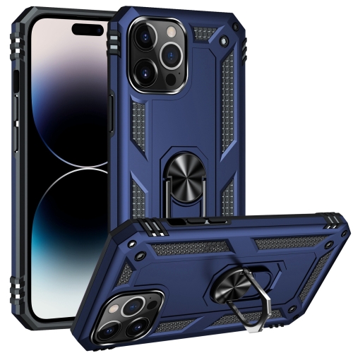  iPhone 14 Pro Max Skal Shockproof Hybrid Ring Blå