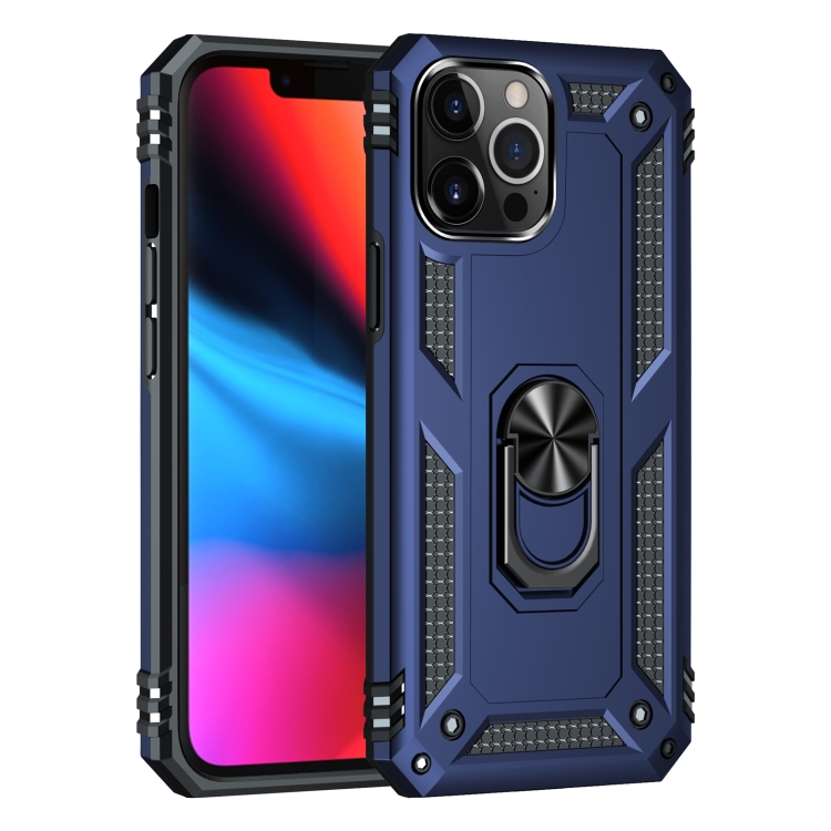  iPhone 14 Pro Max Skal Shockproof Hybrid Ring Blå