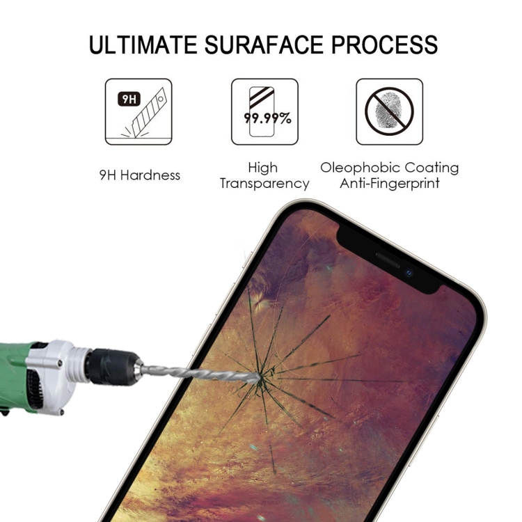  iPhone 14 Pro Max Skärmskydd Heltäckande Härdat Glas