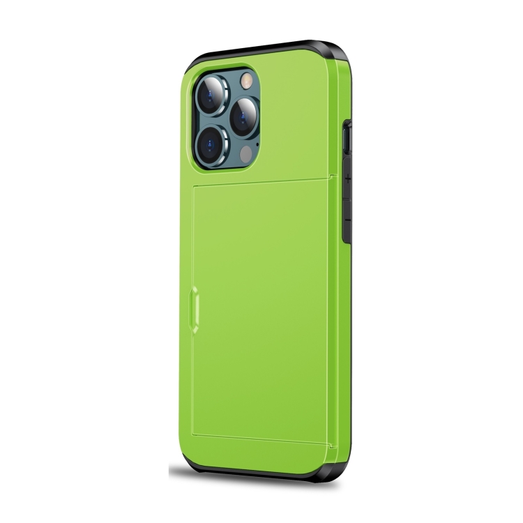  iPhone 14 Pro Max Skal Med Kortfack Grön