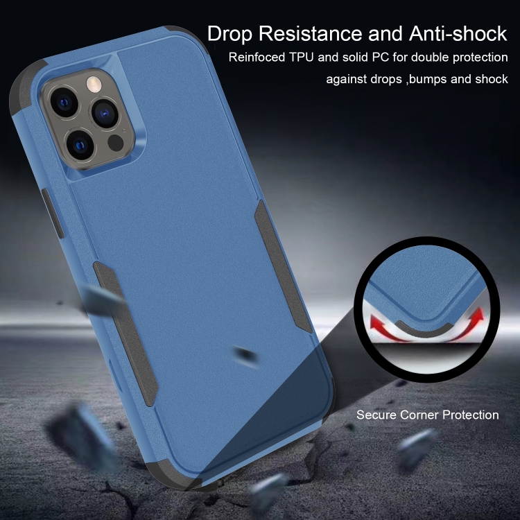  iPhone 14 Pro Max Skal Shockproof Hybrid Blå/Svart