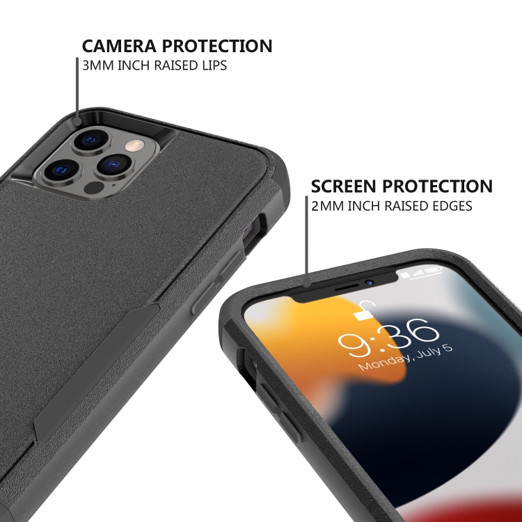  iPhone 14 Pro Max Skal Shockproof Hybrid Svart
