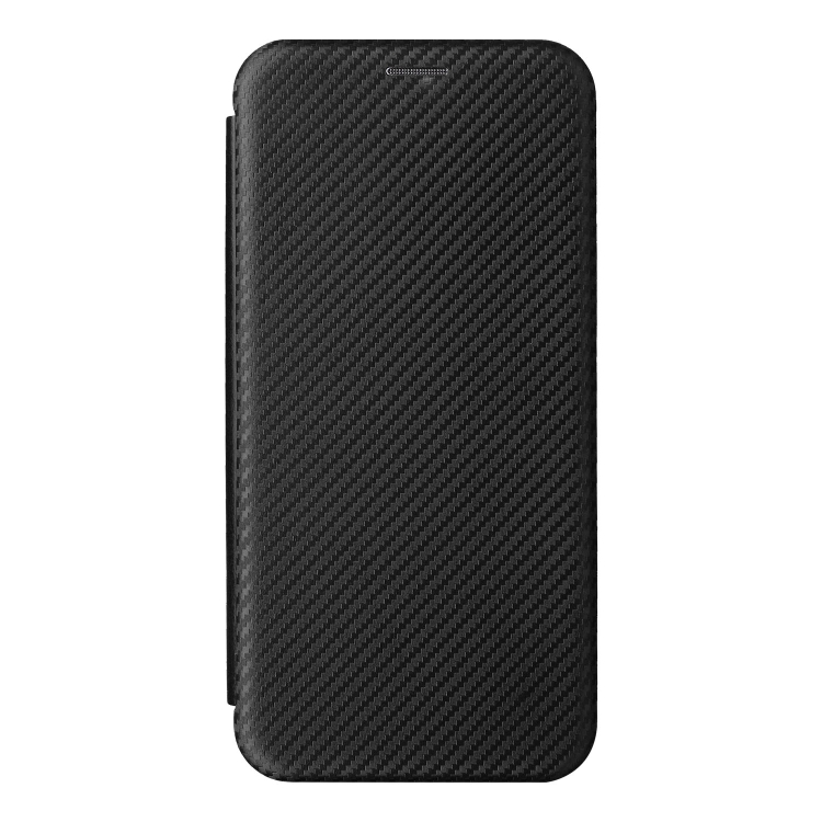  iPhone 14 Pro Max Fodral Flip Kolfiber Textur Svart