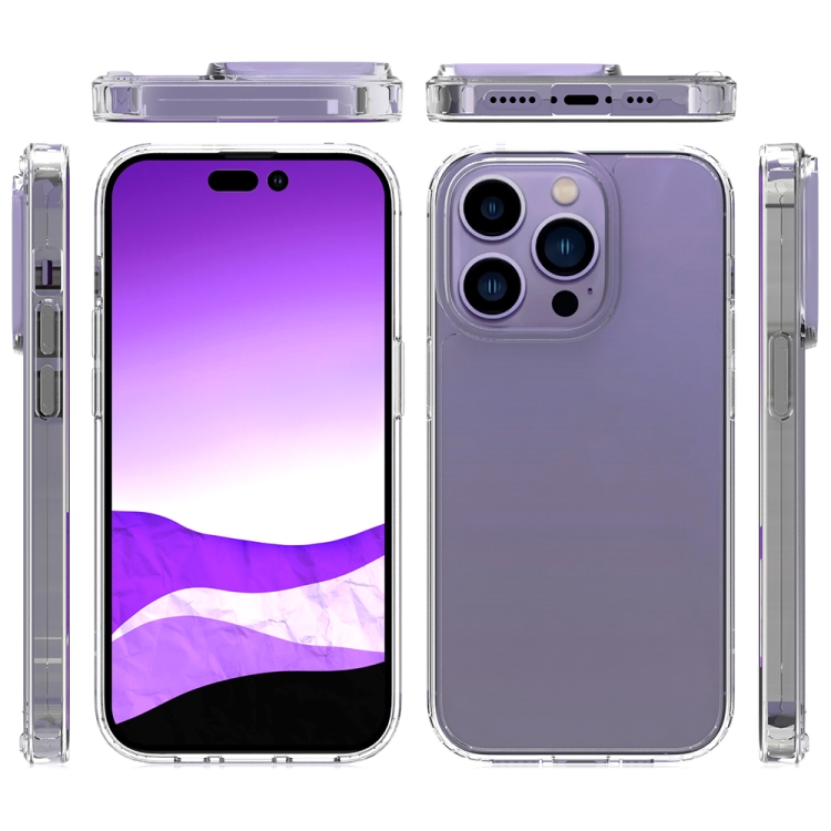  iPhone 14 Pro Max Skal Shockproof Hybrid Akryl/TPU Transparent